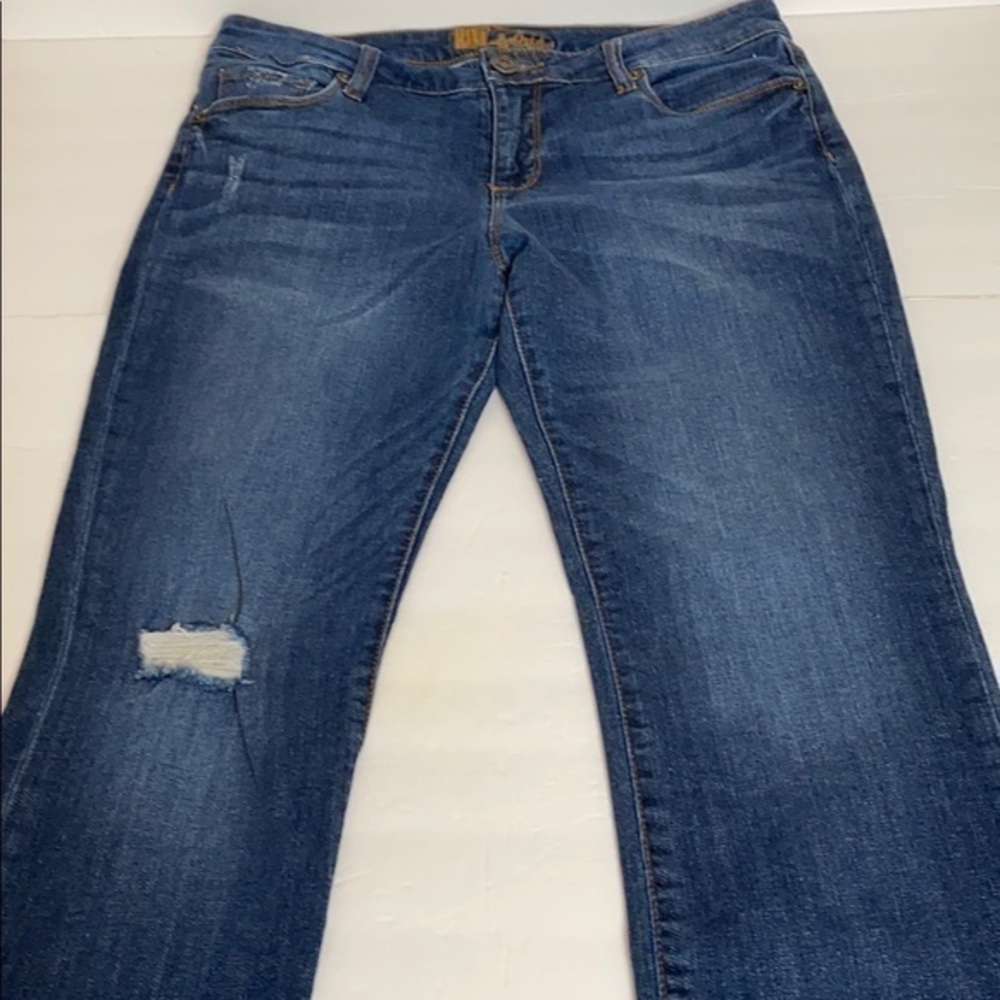 KUT from the Kloth Jeans with Holes and Distress - Picture 7 of 14